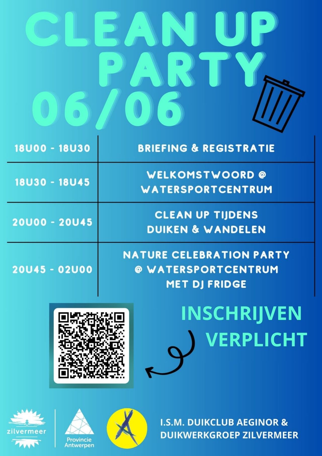 AFFICHE CLEAN-UP PARTY - 1