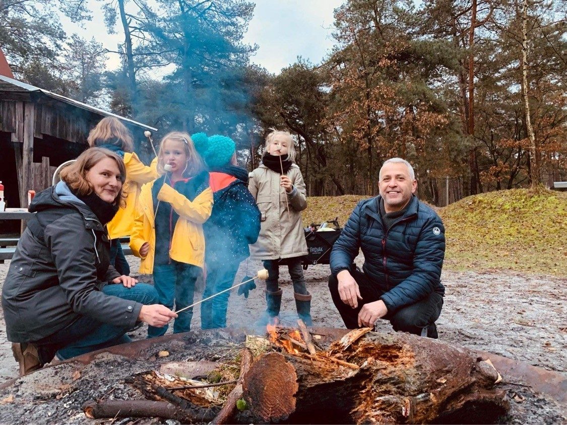 Barbeque en vuurhut